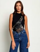 Pinko De piele borsetă Marsupio New Biker Python