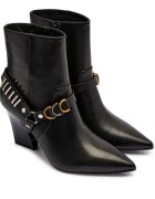 Pinko De piele cizme cowboy Viola 02