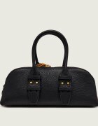 Pinko De piele cufăr Bowling Bag Horizontal