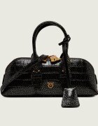 Pinko De piele cufăr Bowling Bag Horizontal
