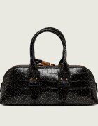 Pinko De piele cufăr Bowling Bag Horizontal