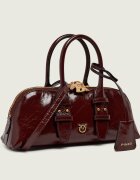 Pinko De piele cufăr Bowling Bag Horizontal