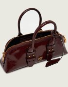 Pinko De piele cufăr Bowling Bag Horizontal