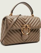 Pinko De piele cufăr Love Lady Puff Mini