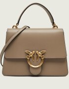 Pinko De piele cufăr Love One