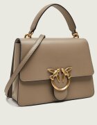 Pinko De piele cufăr Love One