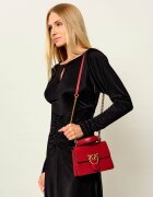 Pinko De piele cufăr Love One Mini