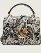 Pinko De piele cufăr Love One top Handle Mini