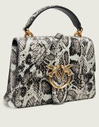Pinko De piele cufăr Love One top Handle Mini