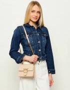 Pinko De piele cufăr Love One Top Handle Mini