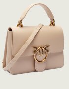 Pinko De piele cufăr Love One Top Handle Mini