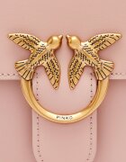 Pinko De piele cufăr Love One Top Handle Mini Light