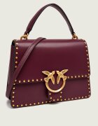 Pinko De piele cufăr top Handle Classic Light