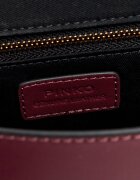 Pinko De piele cufăr top Handle Mini Light Studs