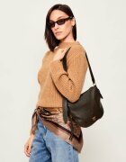 Pinko De piele geantă pe umăr AROUND MINI