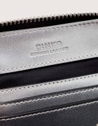 Pinko De piele geantă pe umăr BOWLING BAG ZIP MINI