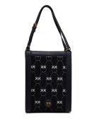 Pinko De piele geantă pe umăr Box Mini Vertical
