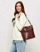 Pinko De piele geantă pe umăr BUCKET BELT CLASSIC