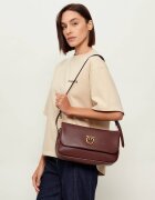 Pinko De piele geantă pe umăr CLICK SOFT