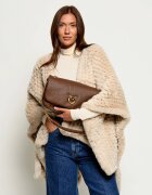 Pinko De piele geantă pe umăr Click Soft Horizontal Chain