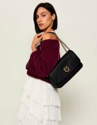 Pinko De piele geantă pe umăr Click Soft Horizontal Chain