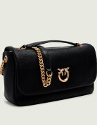 Pinko De piele geantă pe umăr Click Soft Horizontal Chain