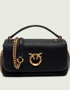 Pinko De piele geantă pe umăr Click Soft Horizontal Chain