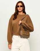 Pinko De piele geantă pe umăr Click Soft Horizontal Mini