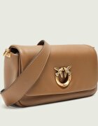 Pinko De piele geantă pe umăr Click Soft Horizontal Mini