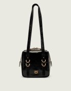 Pinko De piele geantă pe umăr CUBIC SHINY