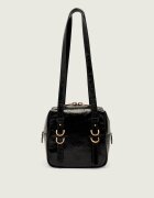 Pinko De piele geantă pe umăr CUBIC SHINY