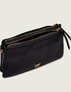 Pinko De piele geantă pe umăr Double Mini