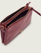 Pinko De piele geantă pe umăr Double Mini