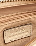 Pinko De piele geantă pe umăr HALF MOON