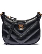 Pinko De piele geantă pe umăr Half Moon Baby