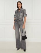 Pinko De piele geantă pe umăr Half Moon Baby