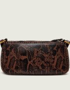 Pinko De piele geantă pe umăr Half Moon Horizontal Mini