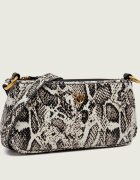 Pinko De piele geantă pe umăr Half Moon Horizontal Mini