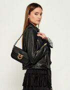 Pinko De piele geantă pe umăr Love Box