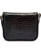 Pinko De piele geantă pe umăr Love Box Bag Fl Mini