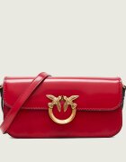 Pinko De piele geantă pe umăr Love Box Horizontal