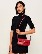 Pinko De piele geantă pe umăr Love Box Horizontal