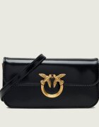 Pinko De piele geantă pe umăr Love Box Horizontal