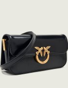 Pinko De piele geantă pe umăr Love Box Horizontal