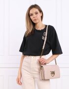 Pinko De piele geantă pe umăr Love Click Classic