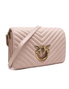 Pinko De piele geantă pe umăr Love Click Classic