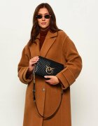 Pinko De piele geantă pe umăr Love Click Classic