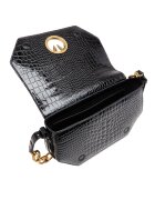 Pinko De piele geantă pe umăr Love Click Exagon Classic