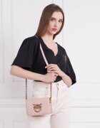 Pinko De piele geantă pe umăr Love Click Mini