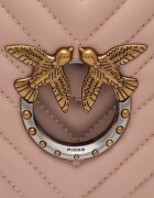 Pinko De piele geantă pe umăr Love Click Mini